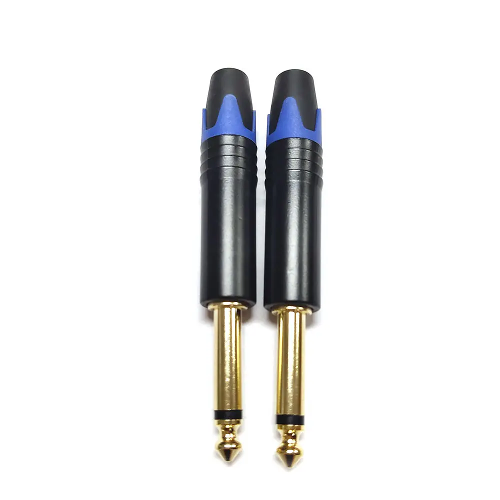 

STLF 6.35mm Guitar Audio Instrument Plug 6.35 Cable Mono 6.35 Jack Electric Guitar Cable Jack for Microphone Speaker Guitar