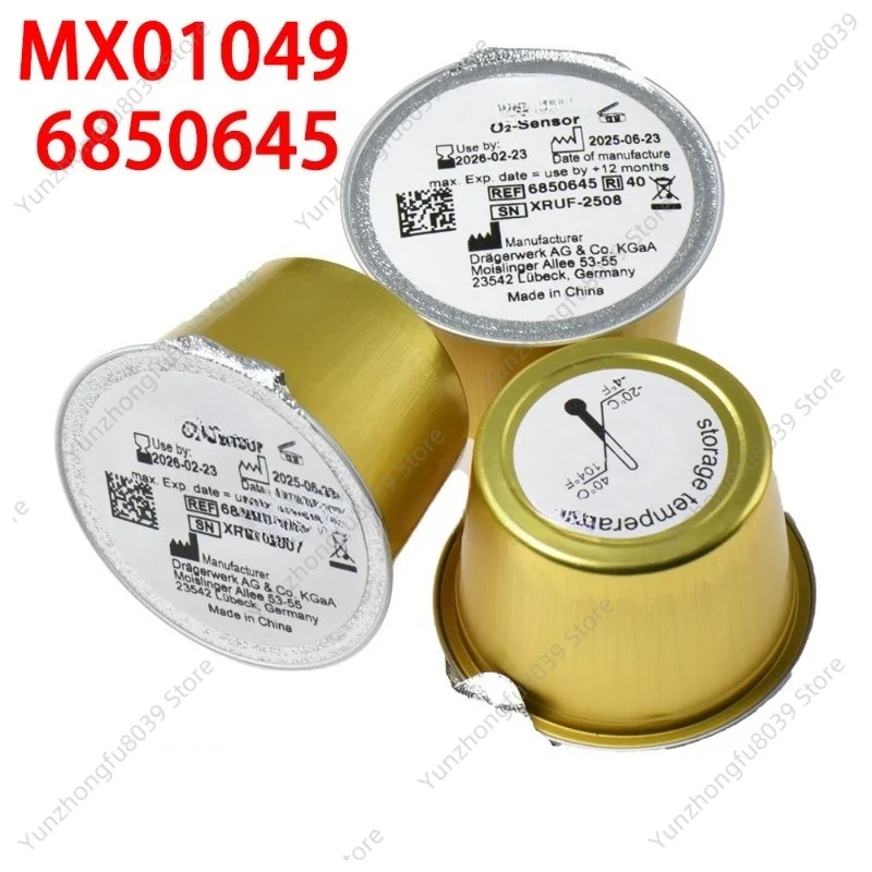 For Respiratory Anesthesia Machine Evita2/4/Fabius Oxygen Battery 6850645/MX01049 Oxygen Sensor
