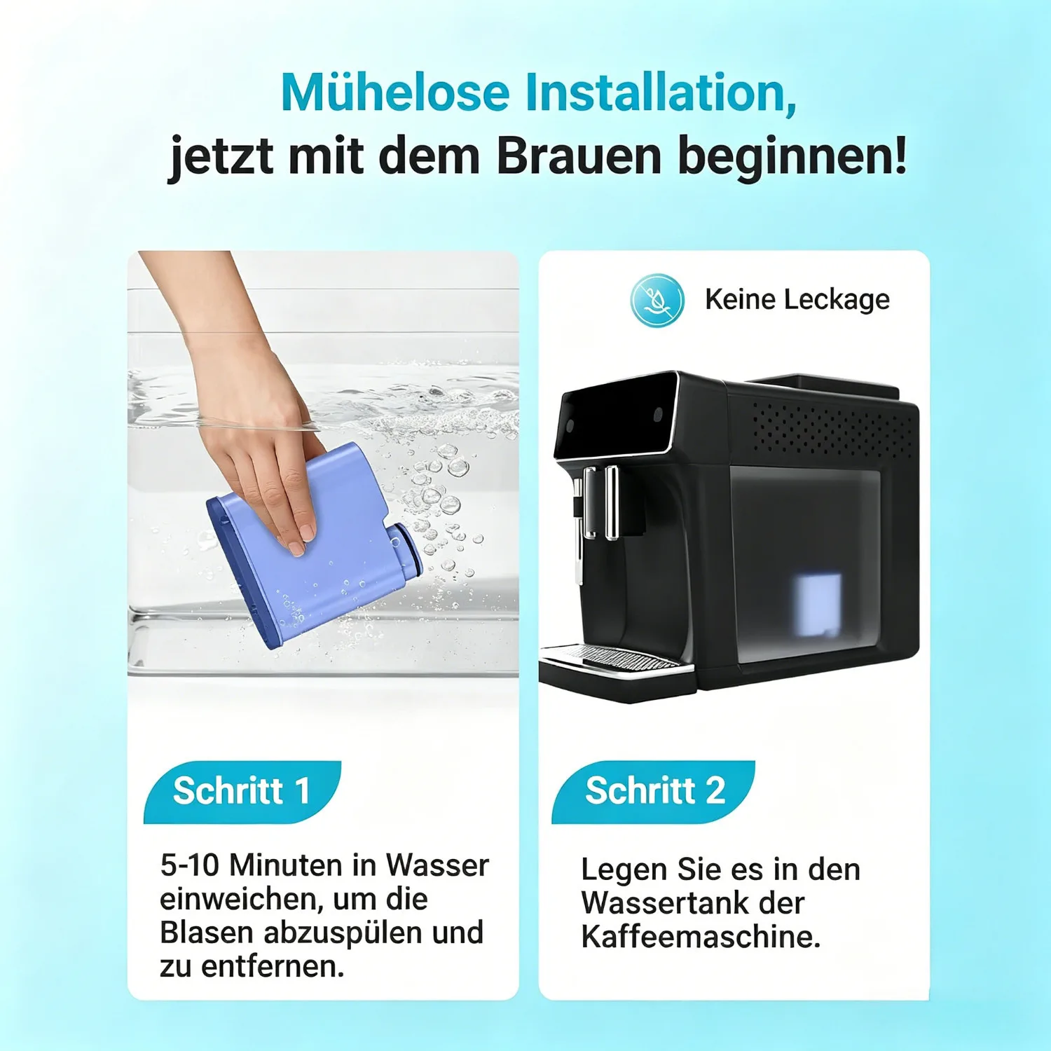 Replacement water filter for Philips AquaClean CA6903/10 CA6903/22 CA6903,filter cartridge for Saeco and Philips fully automatic view 4