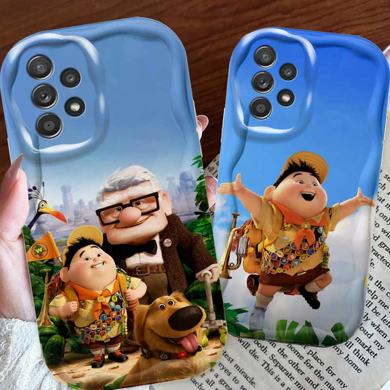 

Disney Cartoon Cute UP For Samsung A55 A54 A53 A52 A35 A34 A33 A32 A25 A24 A23 A22 A21S A15 A13 A14 5G Wave Oil Funda