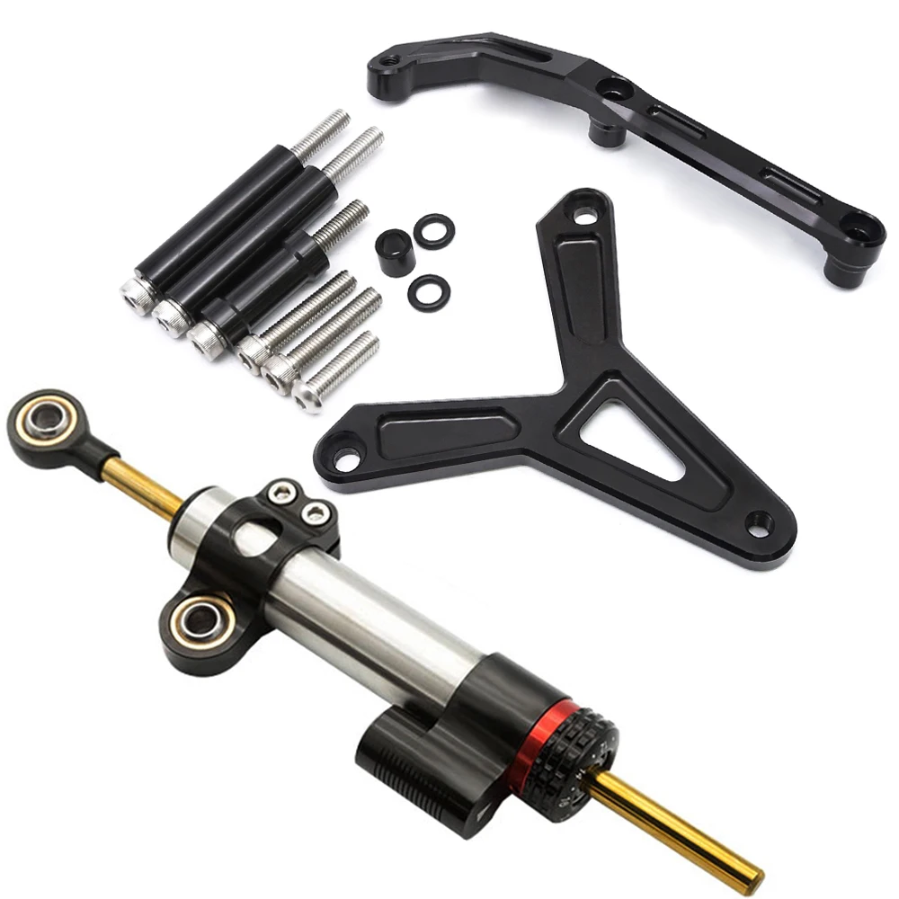 FXCNC 2023 2022 2021 FJ-09 MT-09 Tracer 900 GT Steering Stabilize Damper Bracket  Kits For Yamaha FJ-09 /MT-09 Tracer 900 GT