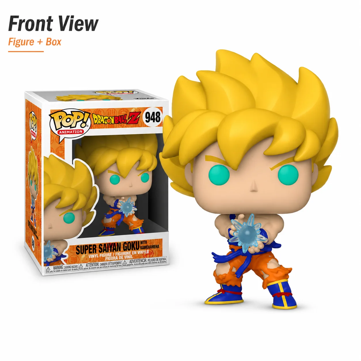 Original Funko Pop! Pop! Super Saiyan Goku with Kamehameha 48660