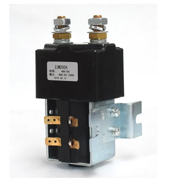 High Quality China Factory  48V 200A Electrical Contactor ZJW200A Replace Original Albright SW180 48v Contactor