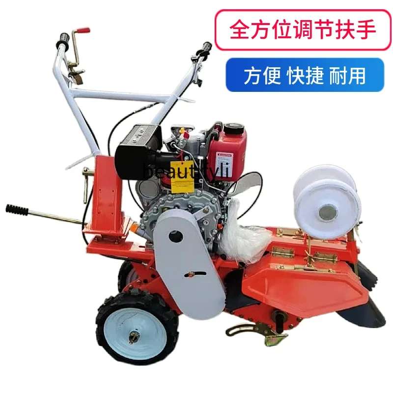 

ssK178 ss25 New four-wheel drive trenching machine green onion trenching machine pastoral management machine ginger plowing