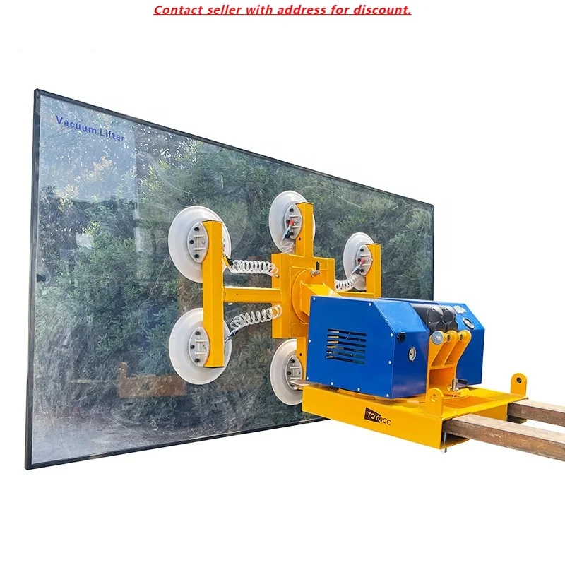

Fork Mounted Vacuum Lifting Attachments Forklift Glass Lifter