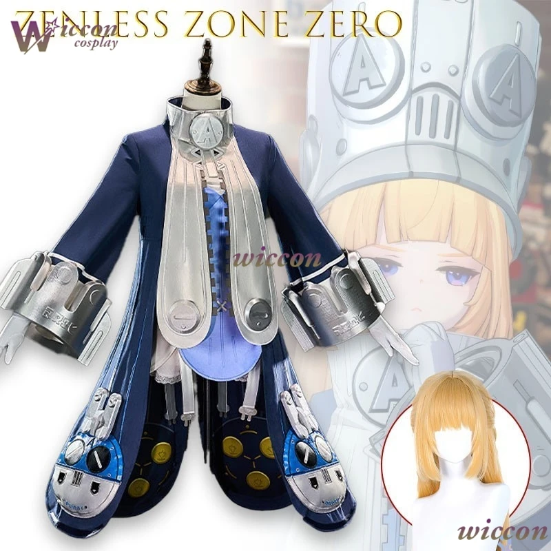 

Zenless Zone Zero Norma Cosplay Costume FullSet Anime Loli Style Women's Outfit With Hat Game Character Replica Attire Halloween