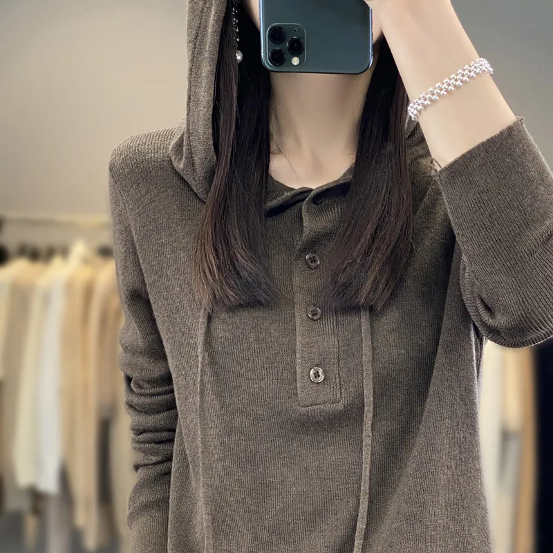 Cashmere Hoodies Women 2023 Autumn Winter Cashmere Casual Pullover Sweatshirt Cashmere Hoodie