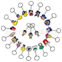 Dragon Ball Anime Son Goku Vegeta PVC Doll Cars Keychain Pendant for Men and Women Universal Decorative Products Accessory Gift
