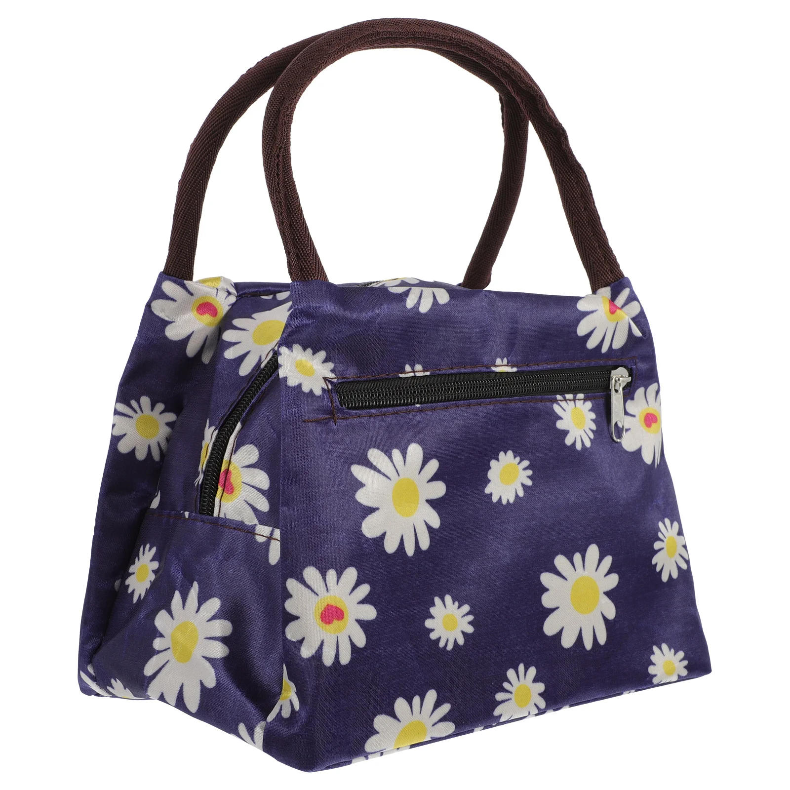 

Oxford Cloth Lunch Box Bag Bento Insulation Waterproof Portable Thermal Flower Pattern For School Office Picnic Travel Kitchen