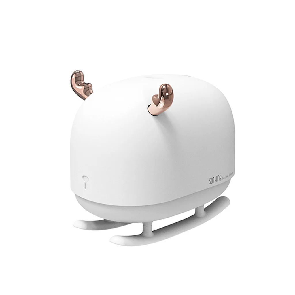 Personal Desktop Humidifier USB Quiet Mist Night Light Air Purifier Deer Style for Baby Kids Bedroom Office