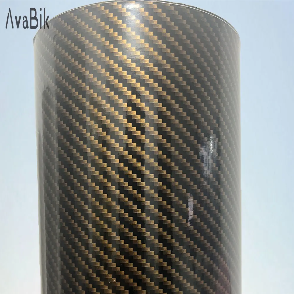 

Matte 3D 4D 5D 6D 7D 8D carbon fiber automotive wrap vinyl for automotive body decal wrap Black Texture Film Decals Accessories