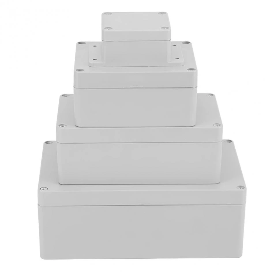 IP65 Waterdichte Plastic Behuizing Doos Wit Elektronische Project Instrument Case Elektrische Project Outdoor Junction Box Stofdicht