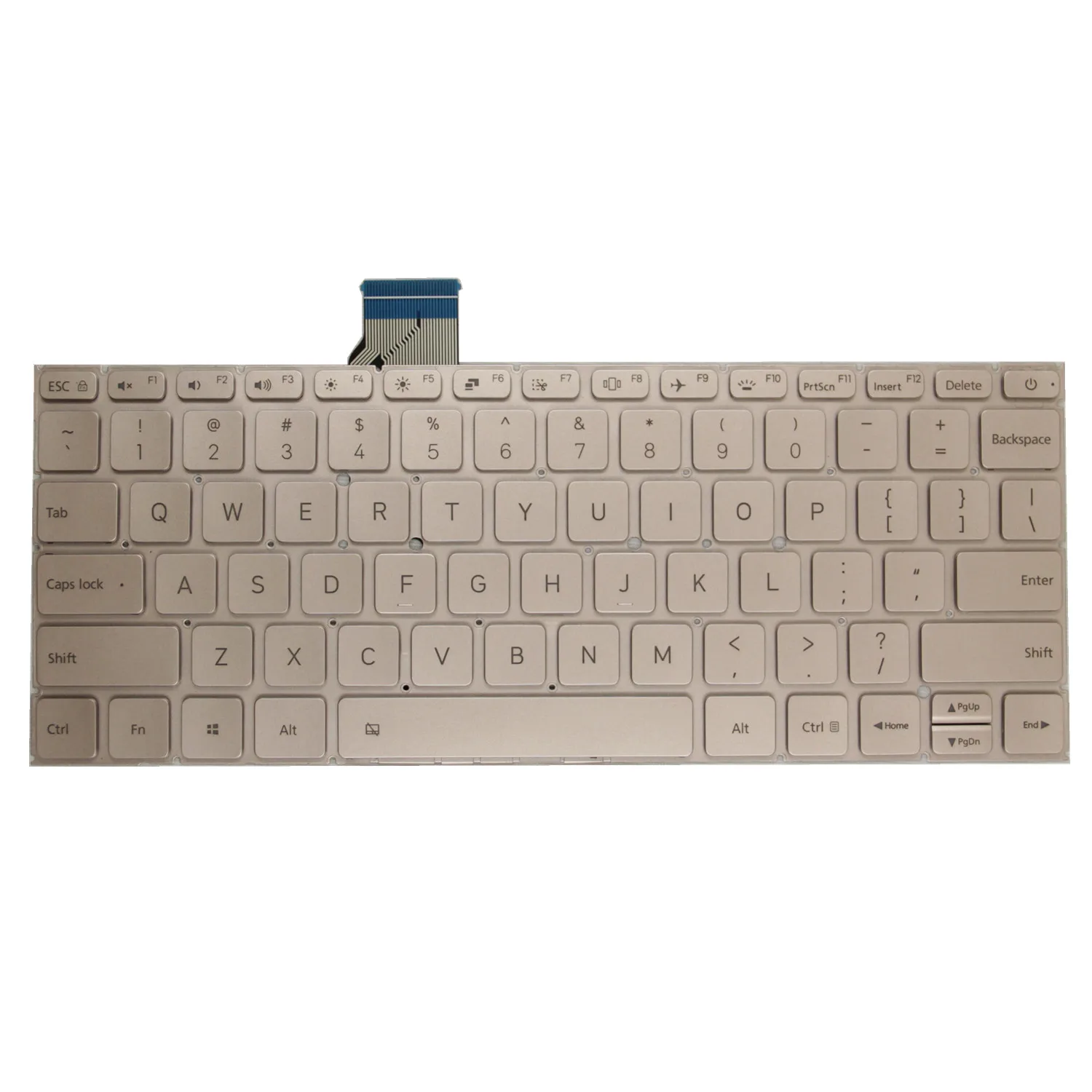 100%NEW Original US for XIAOMI MI notebook air 12.5 161201 TM1607 English Laptop Keyboard 9Z.ND6BV.001