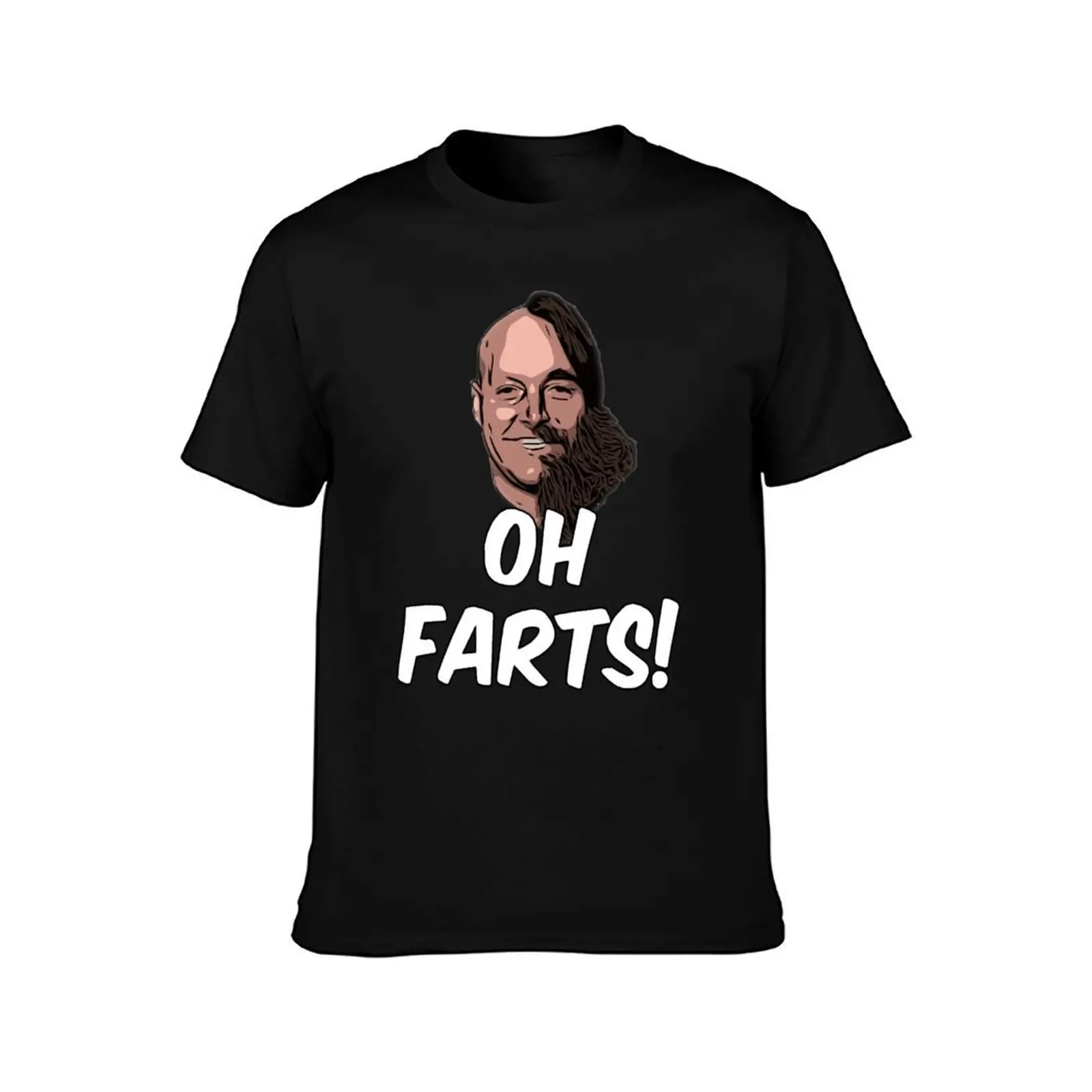 Oh Farts - The Last Man On Earth T-Shirt Summer Casual Cotton Tee Oversized Streetwear Tops Vintage Graphic Print
