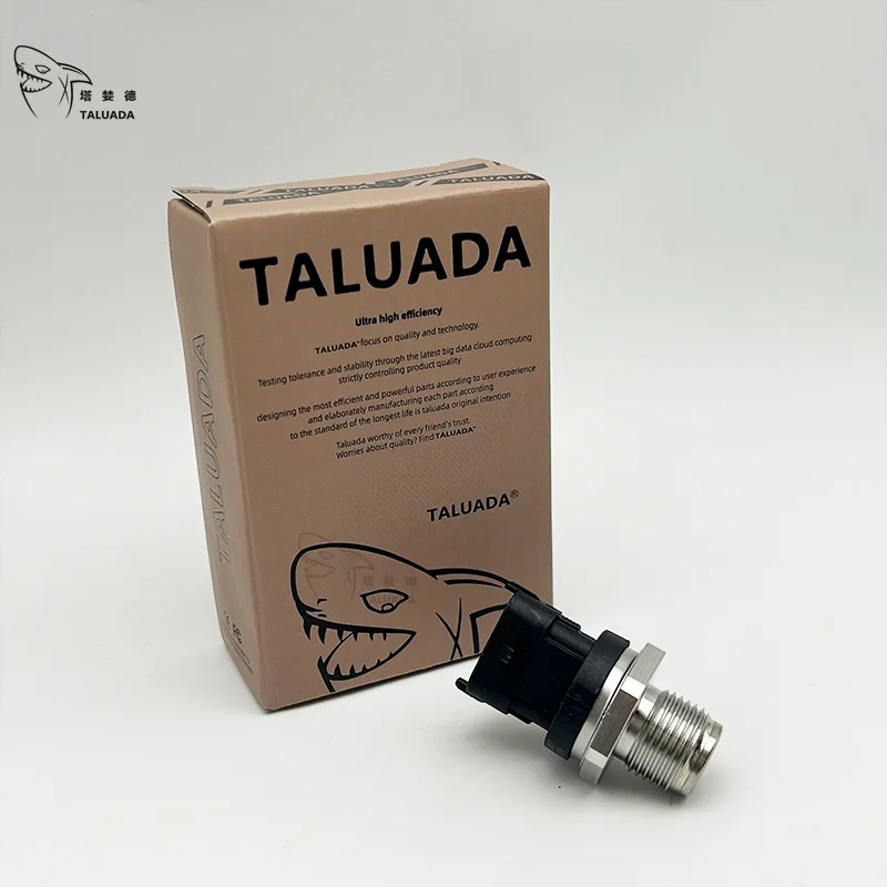 Para sensor de pressão common rail Komatsu PC200-8 EC210B sensor de alta pressão de combustível 0281002937