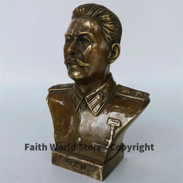 Special offer # TOP art Collection -Soviet Union Russia Moscow great leader Stalin (Joseph Vissarionovich) bronze old statue