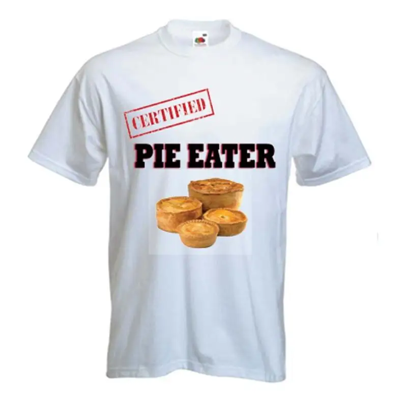 Certified Pie Eater T Shirt Wigan Lancashire Rugby Athletic Sizes S To Xxxl
