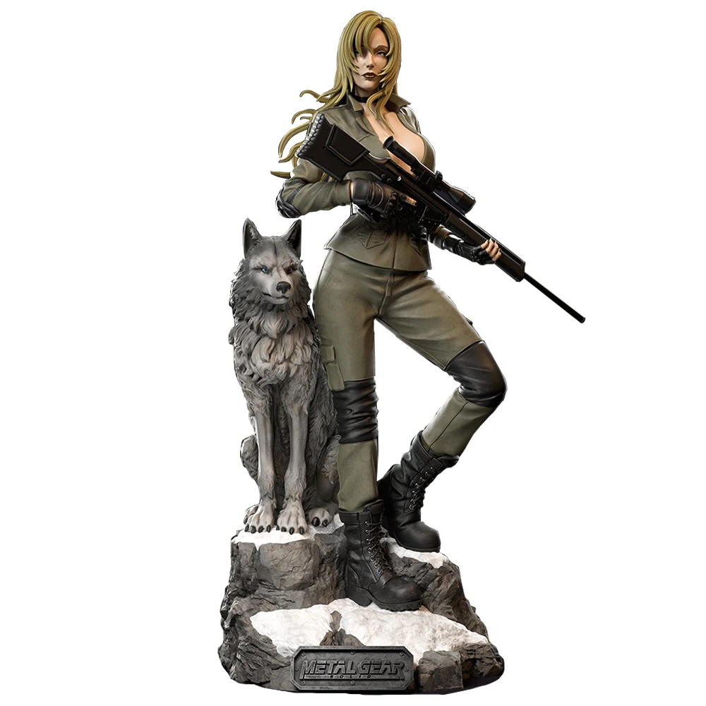 Sniper Wolf Figure 1:16 Miniature Figure Resin Model Kit Unpainted Plastic Model Kit A777