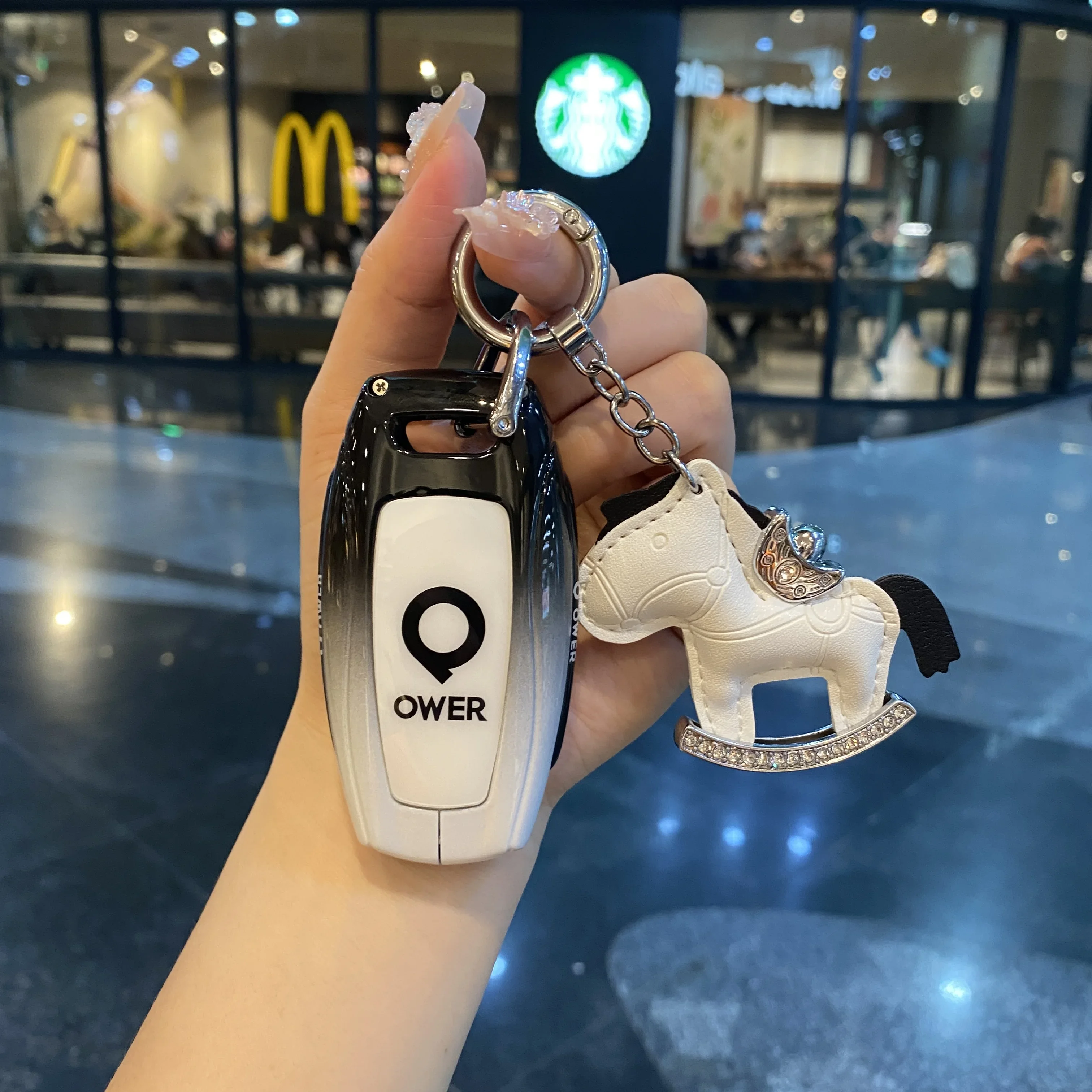 Zinc Alloy Car Remote Key Case Cover For Great Wall Cannon POWER 2022 H6 Cannon P Series M4 Hover Keychain 3/4 Buttons
