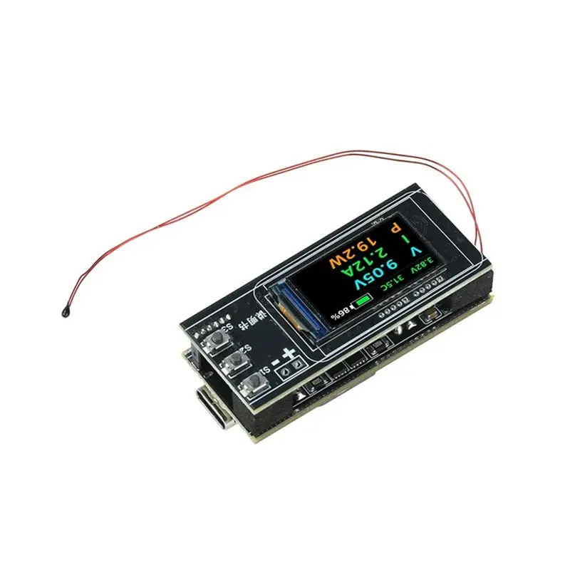IP2366 Buck-Boost Board PD 140W Fast Charging Module 0.96-Inch Screen 2-6S Lithium Battery Charging Board 65W/100W/140W