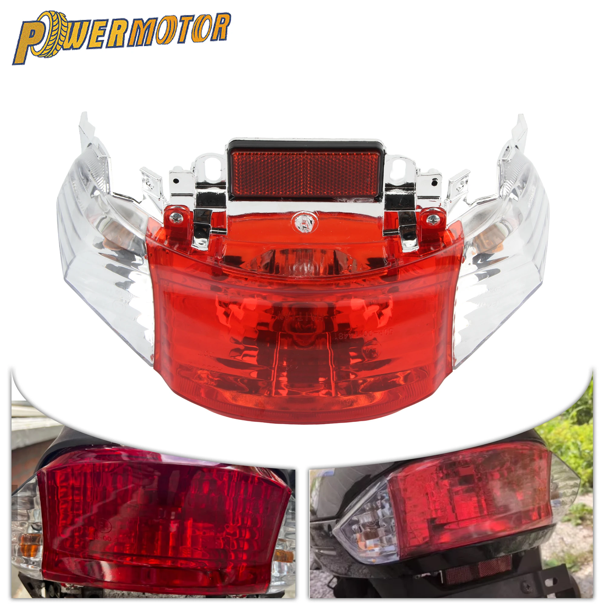 

Motorcycle Scooter Taillight Brake Light Turn Signal for Sunny GY6 Engine 49cc 50cc TaoTao Motobike Modification Accessories