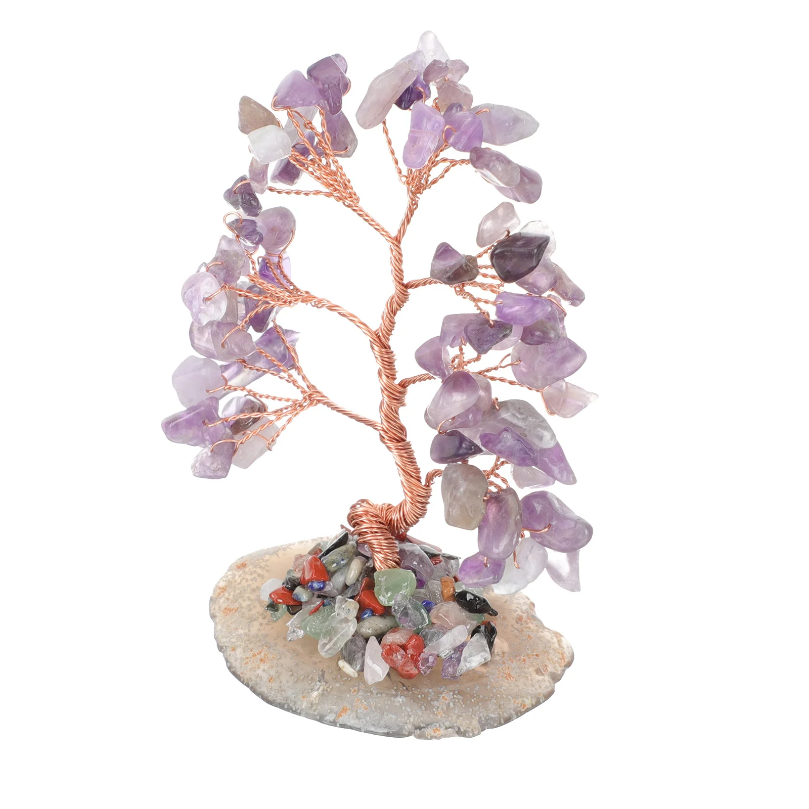 

Crystal Tree Ornament High Quality Colorful Crystal Desktop Decoration Unique Tree Shaped Craft Home Ornament