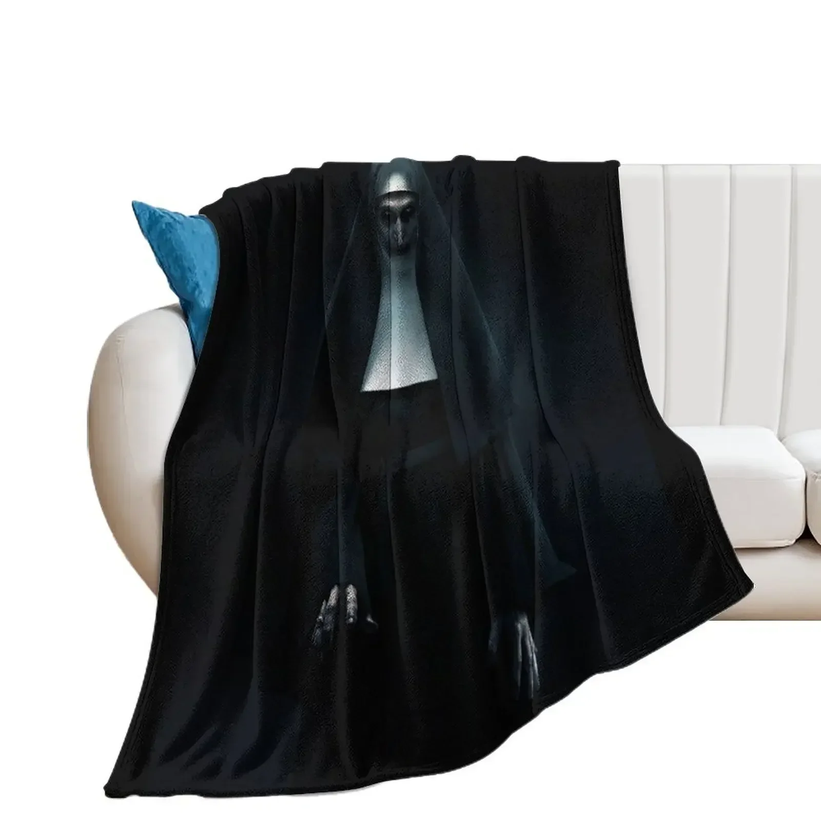 The Nun Demonic Sister Valak Throw Blanket cosplay anime Loose Baby Blankets For Baby Blankets