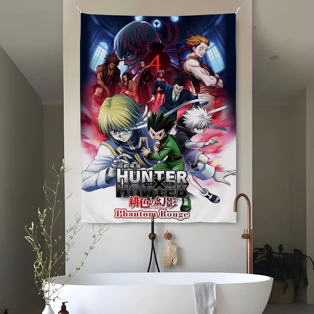 

Anime H-HUNTERS Cool Cute Tapestry Perfect For Home&Living Bedroom Decor Wall Art Backdrop Banner