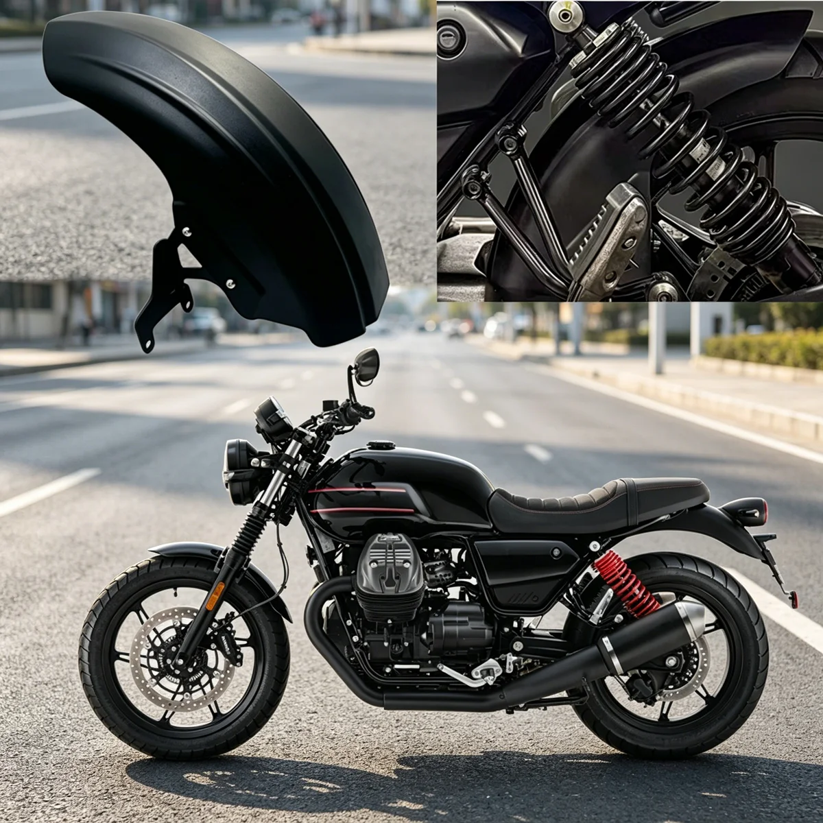 Motorcycle V 7 Stone Fender Mudguard For V7 850 Stone V7 850 Special 2021-2025 Rear Tire Hugger Splash Guard Cover