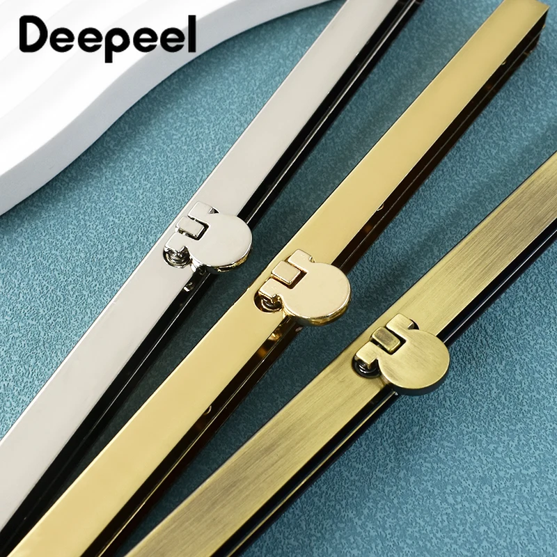 115/190mm Metal Purse Kiss Clasp Handbag Lock Wallet Frame Buckles Edge Strip Handle Clip Buckle Screws Making Locks Accessories