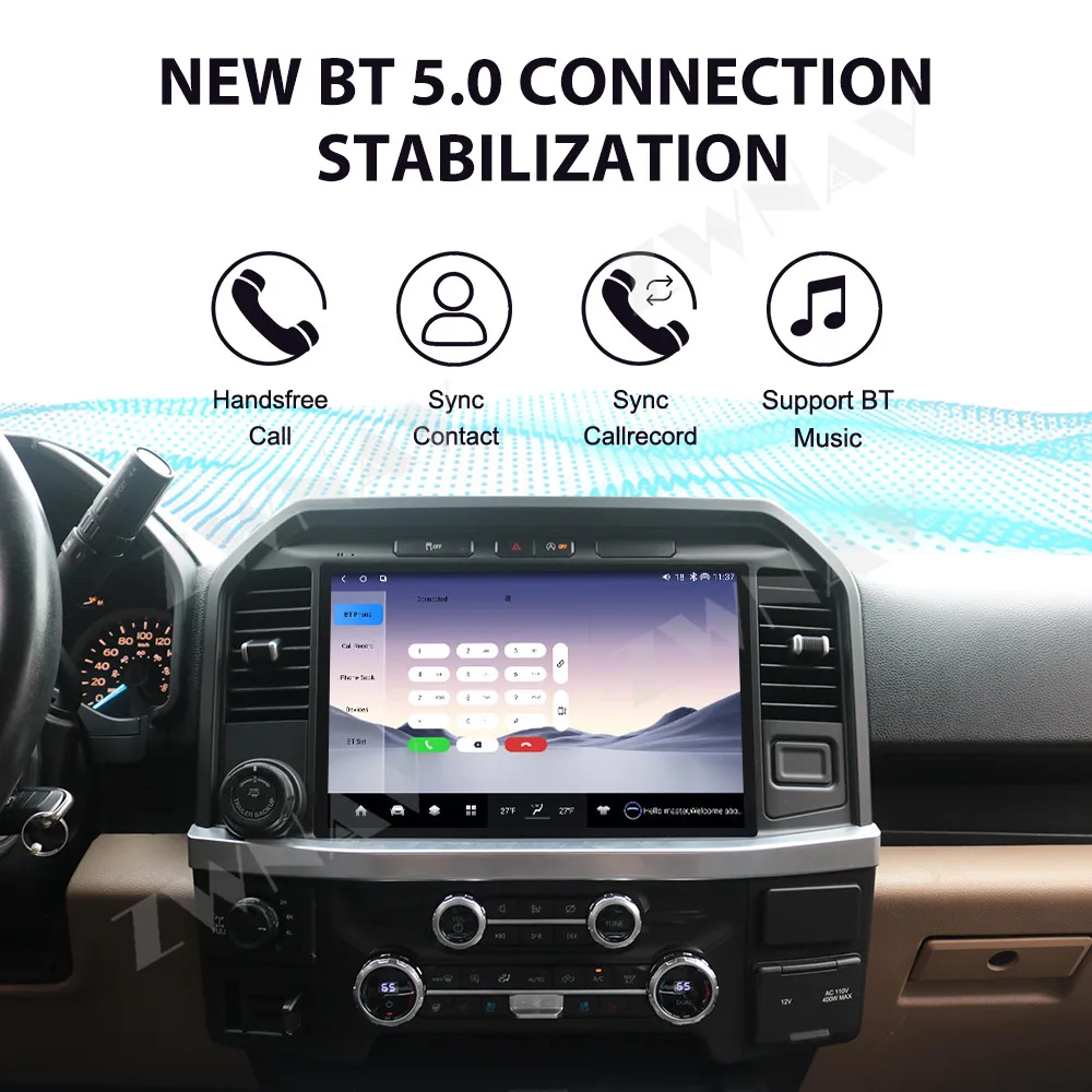 13.1 Inch Screen For Ford F50 Raptor 2015-2019 Android 14 GPS Navigation Carplay Car Multimedia Car Multimedia Player Head Unit