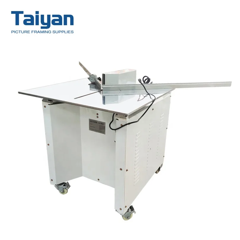 75*75 Movable photo frame saw cutting machine PS /WOOD frame moulding cutter machine