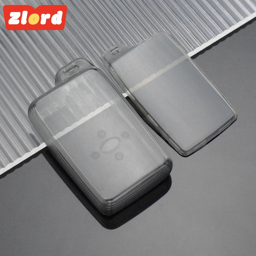 Transparent Car Key Case for Toyota RAV4 Premio Auris Rukus Vanguard Estima Alphard Vellfire Cover Remote Fob Shell Key Holder