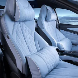 Car Seat Headrest Lumbar Support for BYD Seal Atto 4 EV 2022~2024 Memory Cotton Breathable Neck Pillow Four Seasons Universal