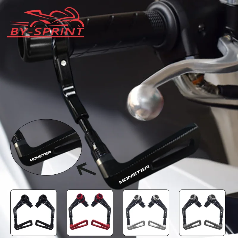 

Motorbike For Ducati Monster 695 696 797 821 1200 1200S 1100 1100S 7/8" 22mm Handlebar Grips Brake Clutch Levers Guard Protector