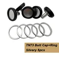 Butt CapRing Silvery