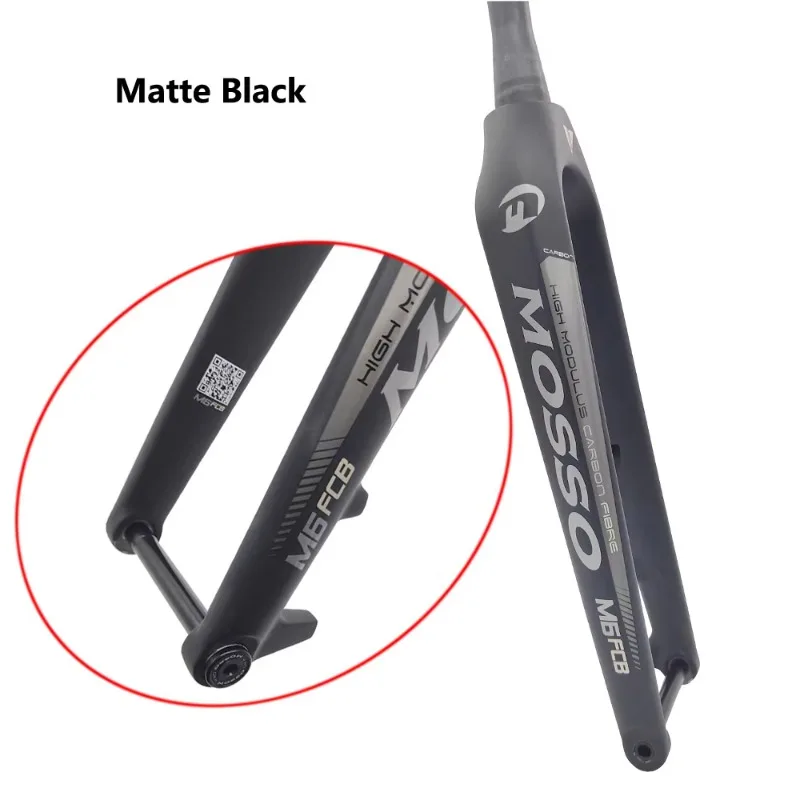 Mosso M6FCB BOOST Carbon Rigid Fork 27.5/29" Toray‑T700 Carbon MTB Bicycle Front Fork view 3
