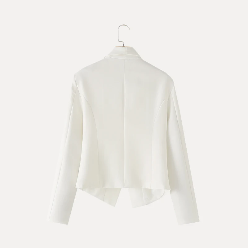Primavera 2025 Faion ort Sve Cappotto lungo da donna Design con gancio Abito in poliestere Jaet Commute Sle Colore puro Z Marca