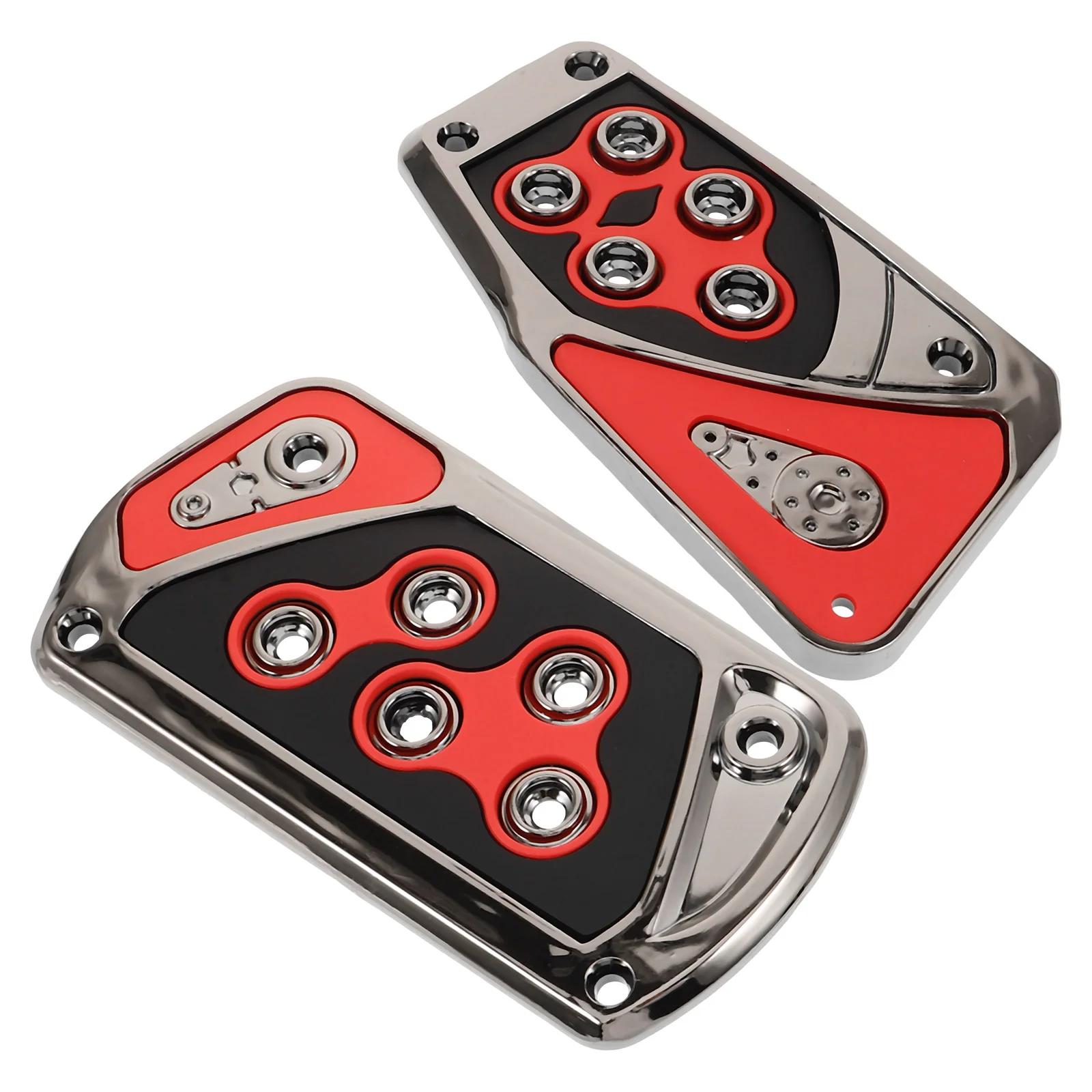 

Electric Vehicle Car Brake Pedal Pad Red Clutch Foot Pads for Manual Automatic Transmission Safety Stylish Design