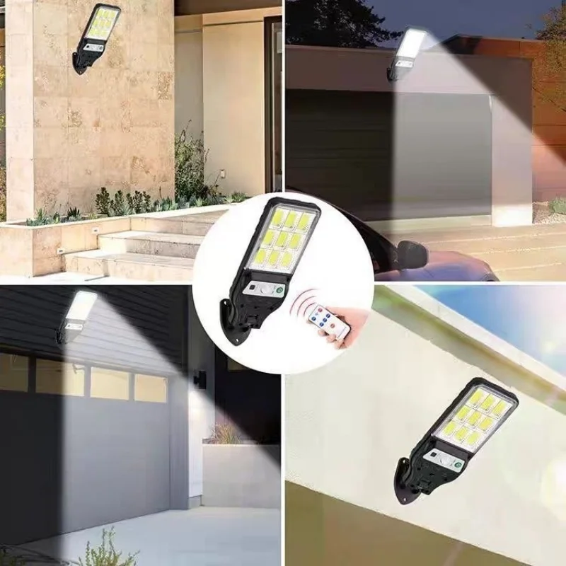 

Solar Street Lights Outdoor Solar Lamp With 3 Mode Waterproof Motion Sensor Security Lighting for Garden Patio Path Yard 1~4PCs