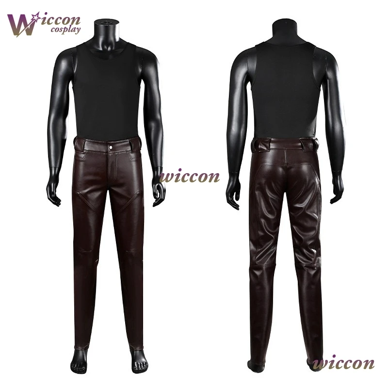 Wona/ Cyber2077 Punk Cosplay Johnny Cosplay Silverhand Costume Game Roeplay Vest Sleeve Mens Pants Halloween Carnival Clothing view 6