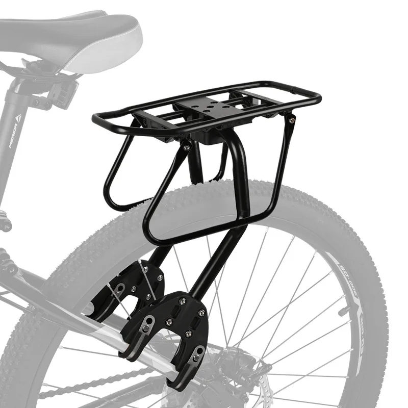 Mountain Bike Quick-release Rack Aluminum Alloy Strong Durable Load-bearing Bolded Bicycle Luggage Carrier Bicycle Accessories