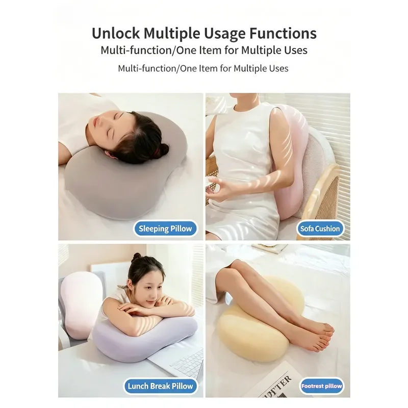 PU Memory Sponge U-Shaped Cervical Spine Pillow - Ergonomic, Relief of Neck and Shoulder Pain, Multifunctional Sleep Aid,