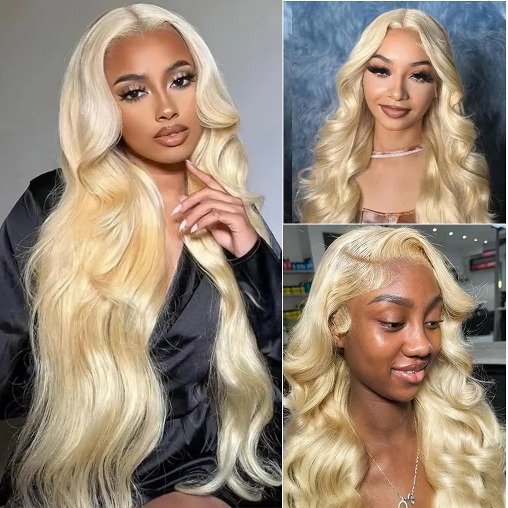 30 Inch Blonde Wig 613 HD Lace Frontal Wig 13x6 Body Wave Lace Front Wigs Human Hair 13x4 Lace Colored Wig For Black Women