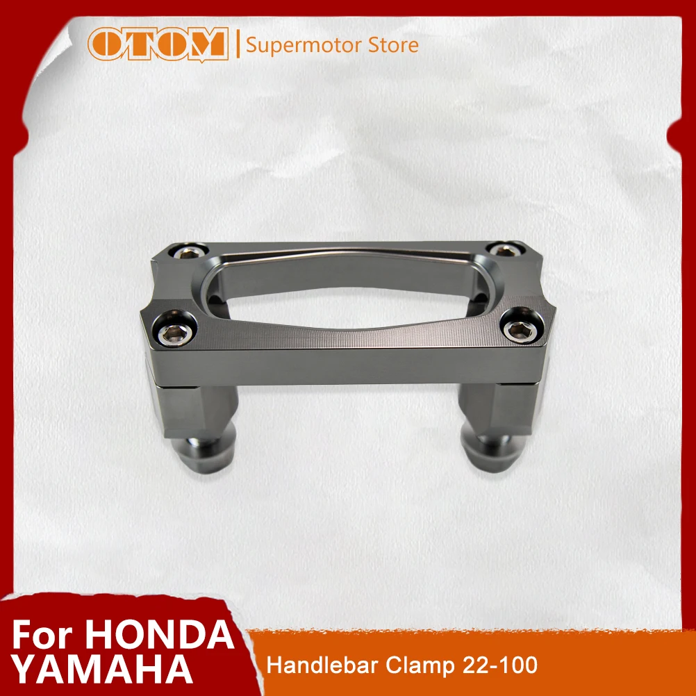 

OTOM Motorcycle 22mm Handlebar Clamp Support Kit Bar Riser Adapter 7/8 For HONDA CR125R CRF CRM XR230 YAMAHA YZF WRF DT125 TTR