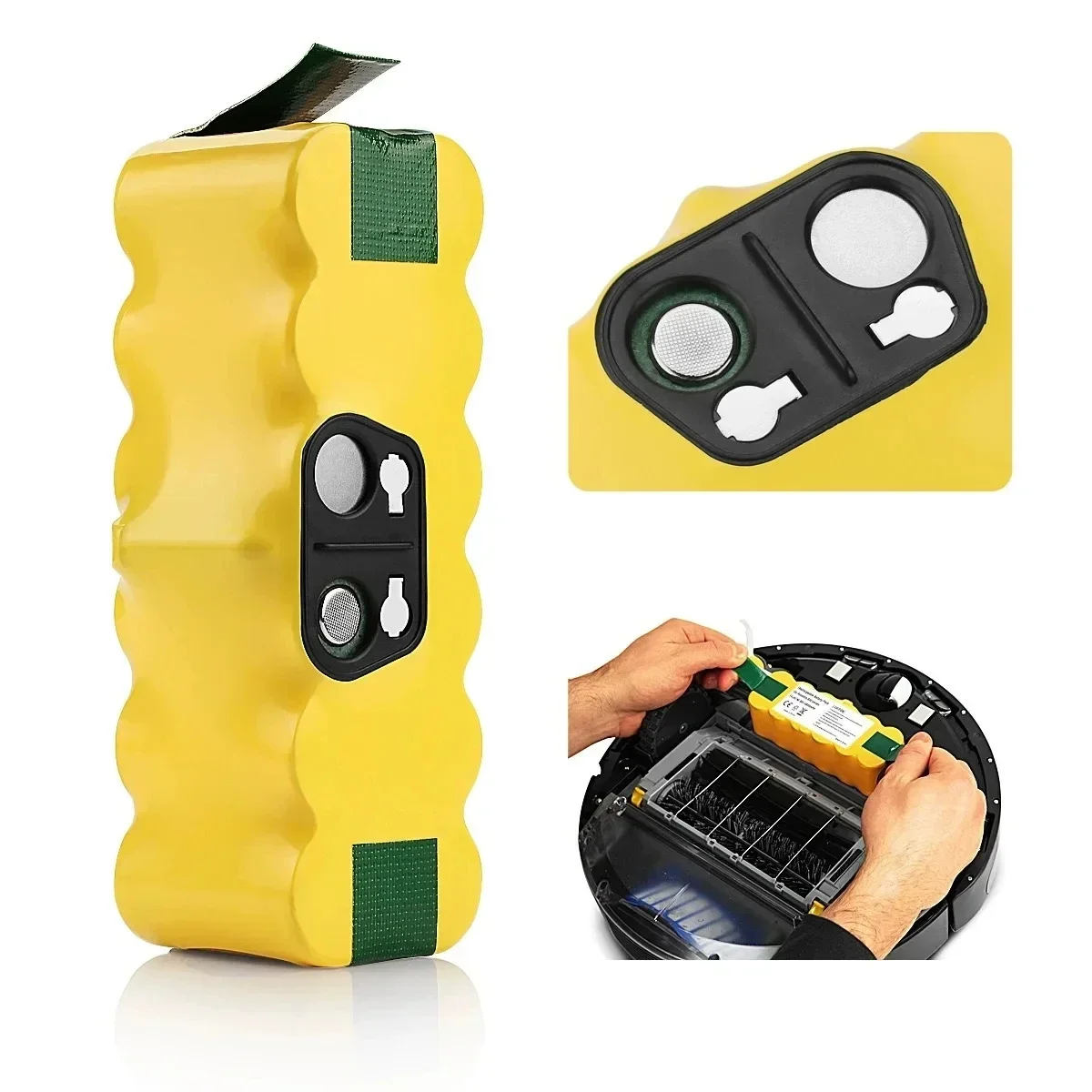 14.4V 12800mAh For iRobot Roomba Battery