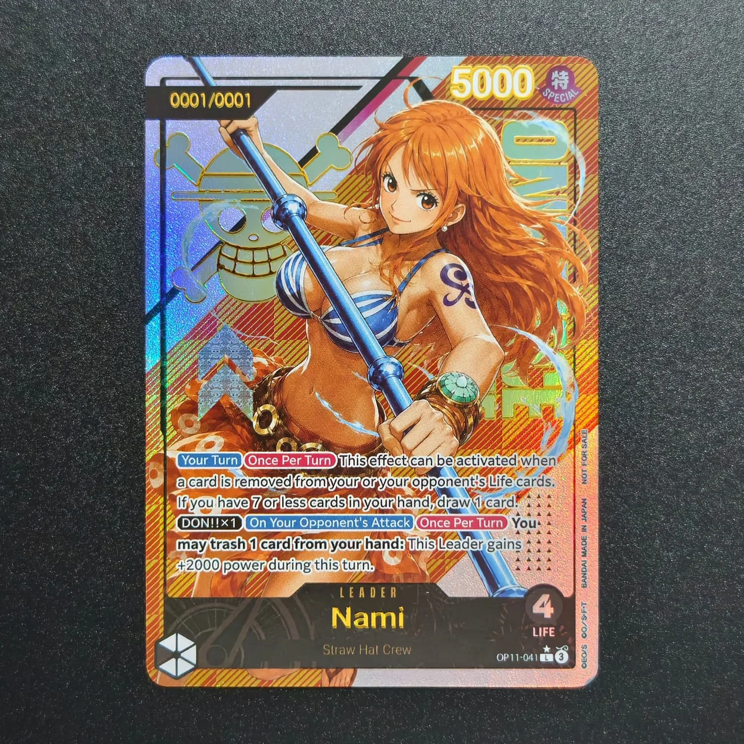 DIY Version English Nami Ace Brook Franky Kuzan Hancock Newgate Jinbe Robin Shanks Hot Stamping Fan Art Game Collection Card Toy - view 2