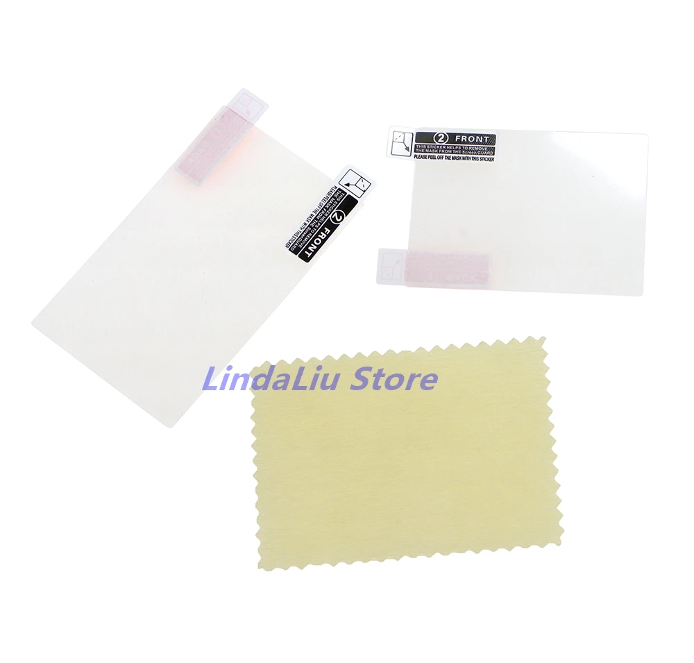 1 Juego de película protectora de pantalla LCD superior e inferior de alta calidad para consola 3DS, película PET