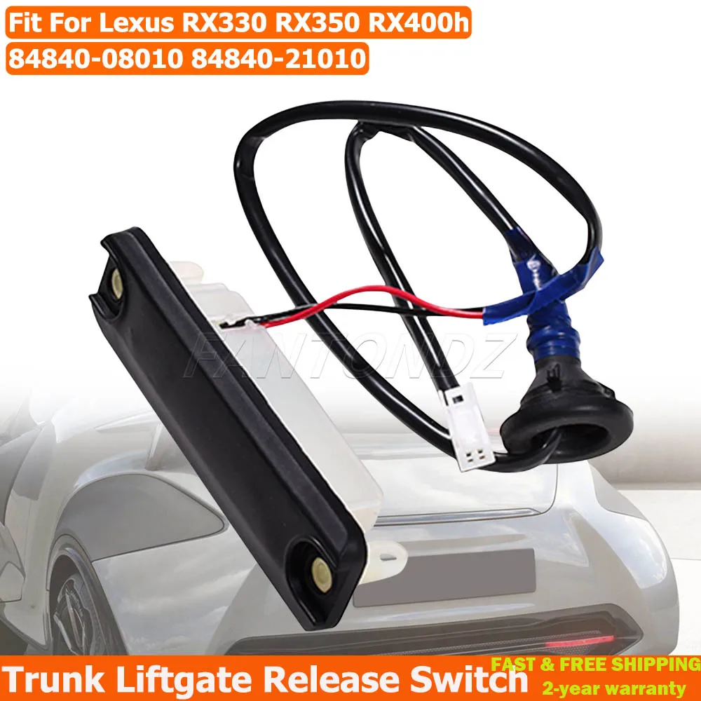 Bouton de commutation d'ouverture de coffre de serrure de porte arrière, pour Lexus GS350 LS460 RX330 RX350 Toyota Sienna Scion TC 84840 – 21010