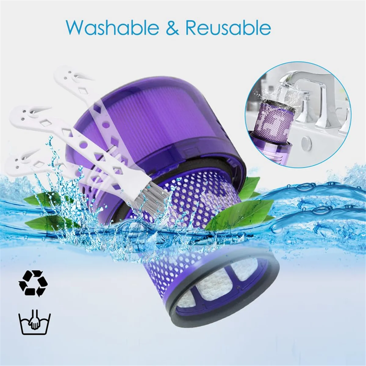 

RATE-eReplacement Filter for Dyson V11 Torque Drive V11 Animal V11 Complete V11 Extra V15 Detect Vacuum Replace Part
